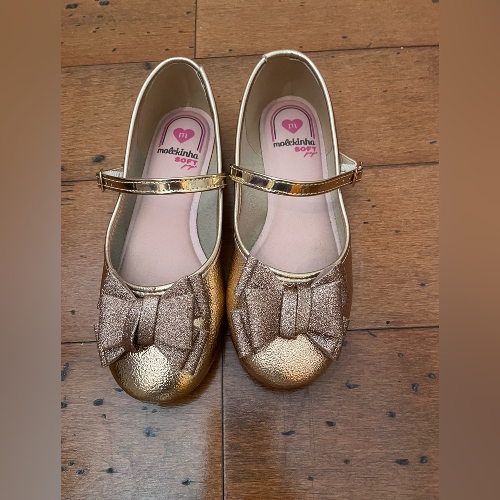 Big Girl Golden Rose shoes
